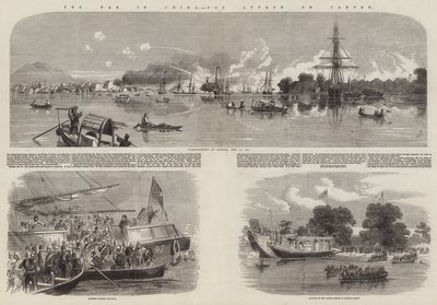 The War in China, the Attack on Canton by Richard Principal Leitch
